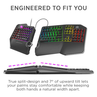 Cloud Nine C989 ErgoFSK Ergonomic Mechanical Split-Keyboard