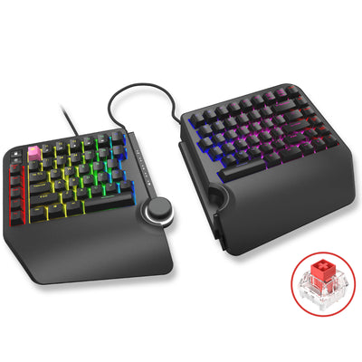 Cloud Nine ErgoTKL Ergonomic Split Mechanical Keyboard