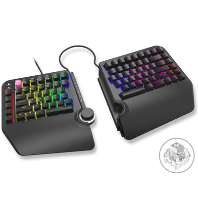 Cloud Nine ErgoTKL Ergonomic Split Mechanical Keyboard