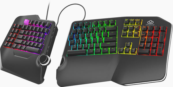 Cloud Nine C989 ErgoFS Ergonomic Mechanical Split-Keyboard - Kailh Box ...