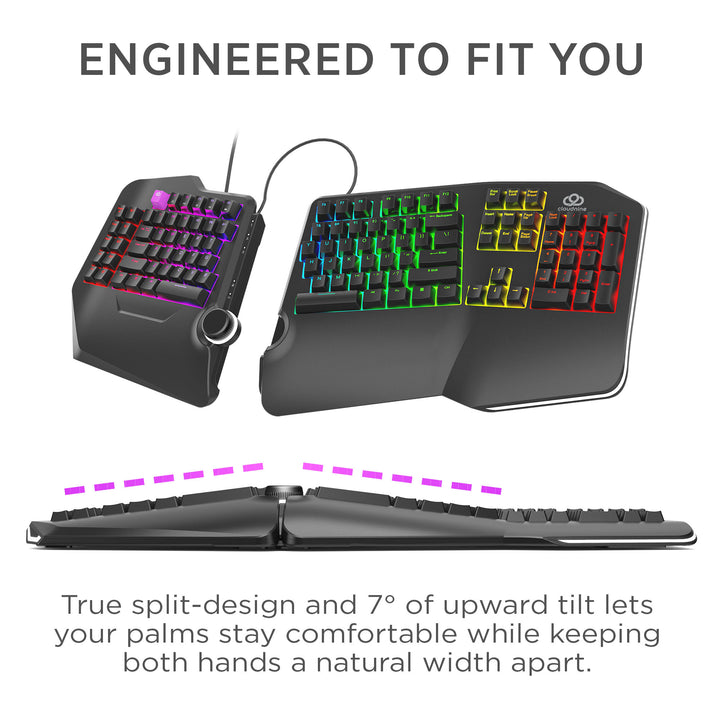 Cloud Nine C989 ErgoFSK Ergonomic Mechanical Split-Keyboard