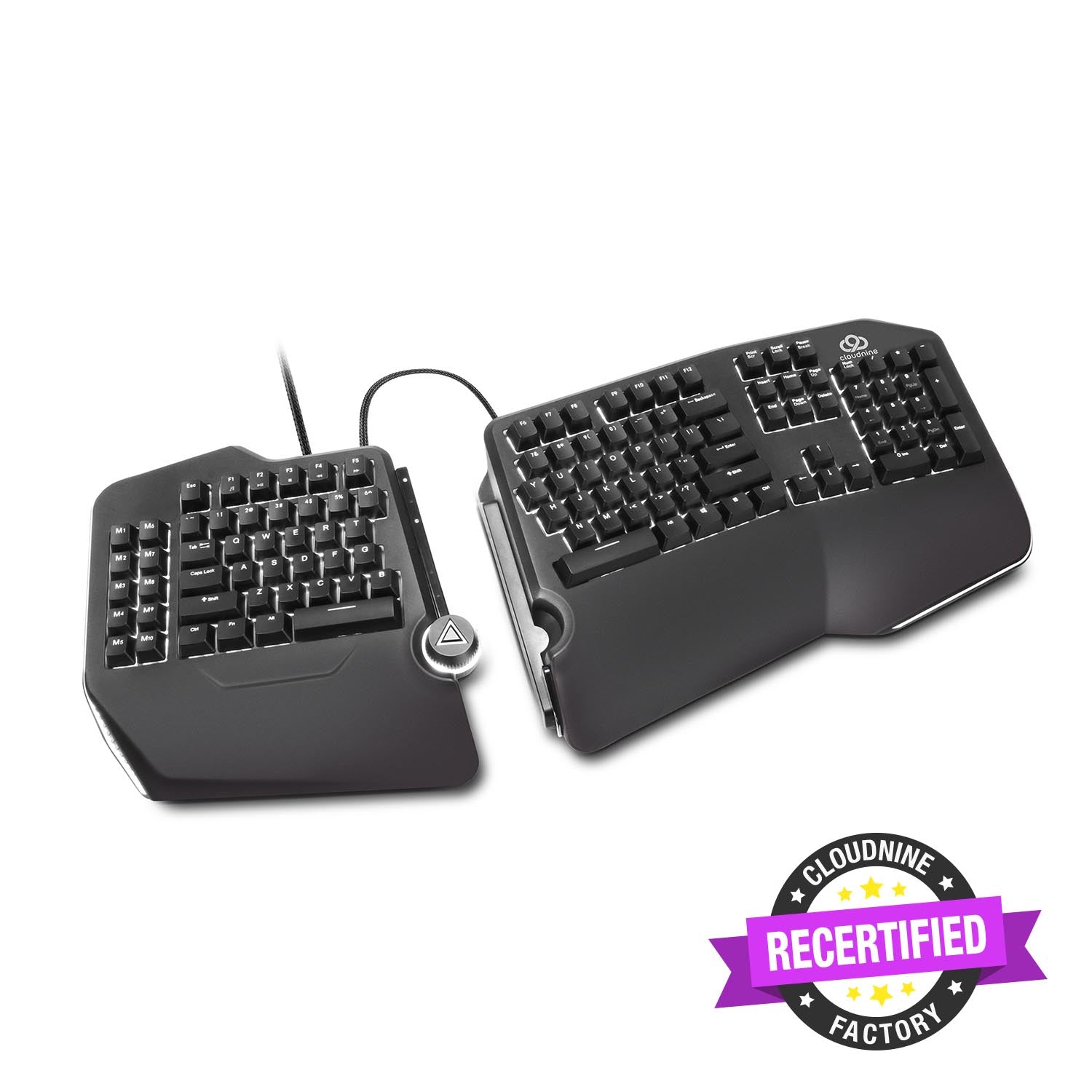 Cloud Nine C989 ErgoFSK Ergonomic Mechanical Split-Keyboard (FACTORY-RECERTIFIED)